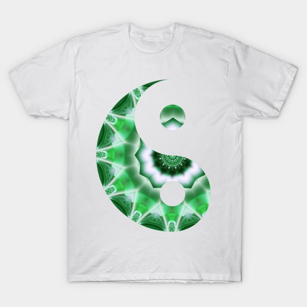 The color of money ying yang T-Shirt by Edward L. Anderson 